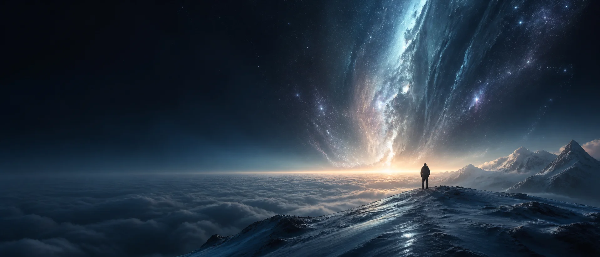 Cosmic portfolio hero background
